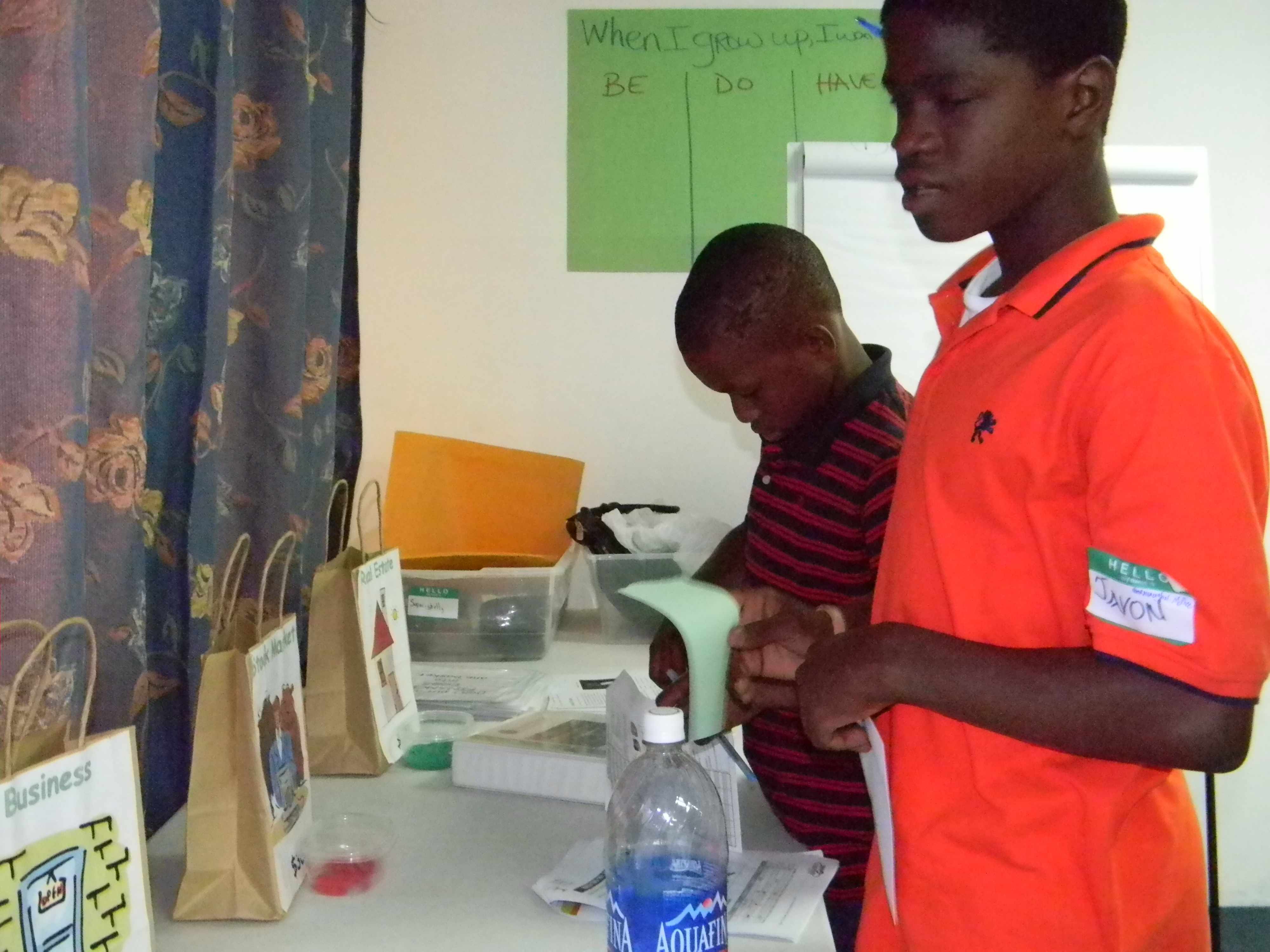 Kemp Road kids learn about the value of money Nassau / Paradise